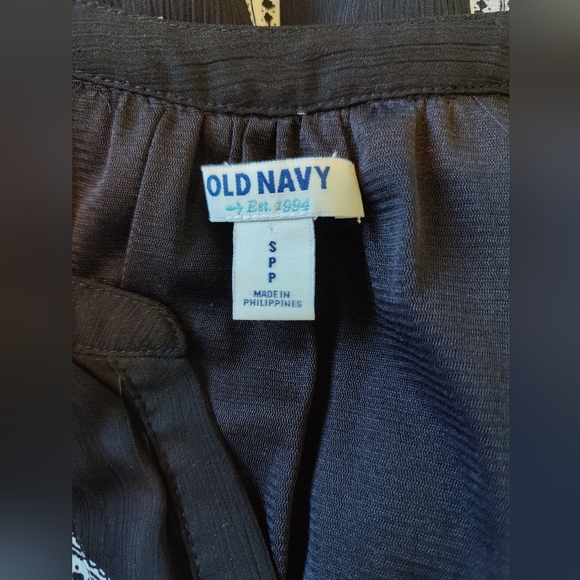 Old Navy Black and White Print sleeveless dress π€π€π€(S/P)π€π€π€ - Picture 14 of 16